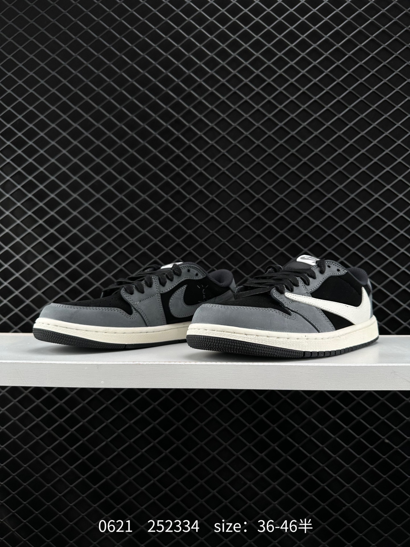 Fragment Design x Travis Scott x Nike Air Jordan 1 Low OG SP”Military Blue”